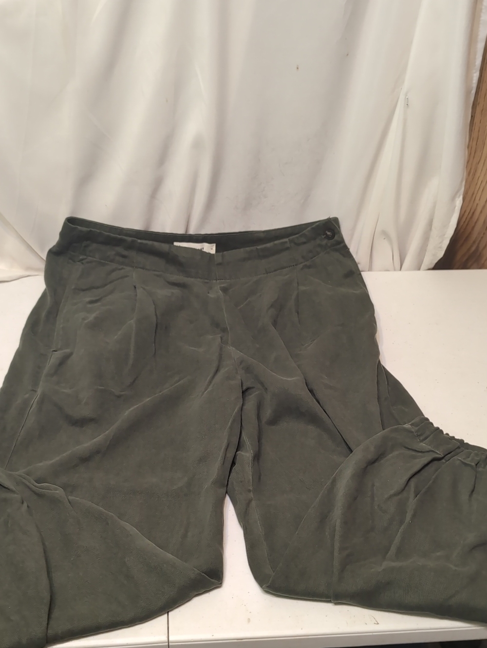 Everlane Women's Dark Green Cargo pants Size 10 NWOT